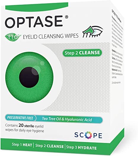 Optase Eyelid Cleansing Wipes
