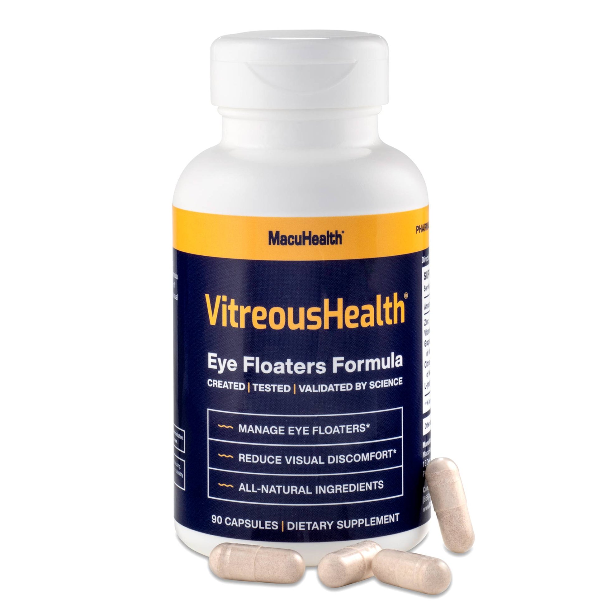 glutathione for eye floaters Understanding and the Role of Vitrecor in Eye Health 3 BOTTLE PACKS) Float-Away: Science-Backed